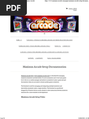 Maximus Arcade Setup Documentation – Maximus Arcade