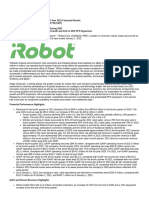 Irobot Reports Fourth-Quarter and Full-Year 2021 Financial Results