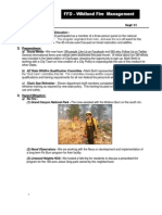 FFD - Wildland Fire Management: FM Monthly Summary Sept 11 1) Prevention: Continuing Education