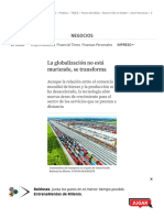 La Globalización No Está Muriendo, Se Transforma - Grupo Milenio