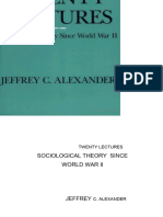 (Jeffrey C. Alexander) Twenty Lectures Sociologic