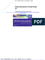 Test Bank For Dental Instruments A Pocket Guide 4th Edition Boyd Download