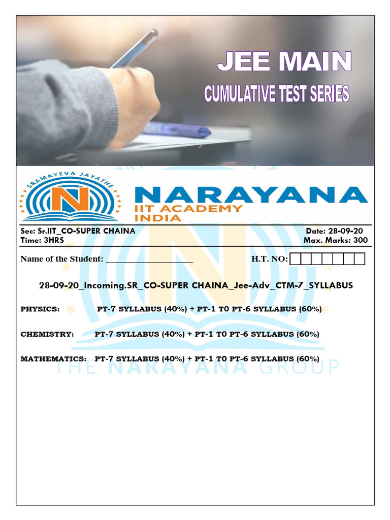 JEE Advanced Physics Syllabus and Exam Guide | PDF | Gases | Magnetic Field