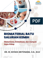 Biomaterial Batu Saluran Kemih: Mekanisme, Kristalisasi, Dan Dampak Gaya Hidup