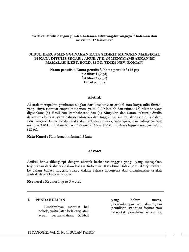 Template Jurnal | PDF