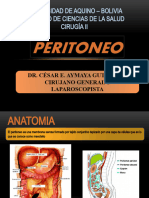 13) Peritoneo y Peritonitis