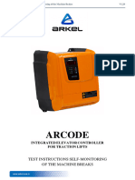 Arcode Test Instructions Self-Monitoring of the Machine Brakes.V120.En