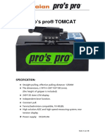 User Manual-Stringing Machine-Pro's Pro Tomcat MT-400
