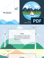 Wind and Water Changing Land Science Presentation in Colorful Simple Style