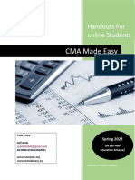 CMA Volume I by Sir Atif Abidi (Class Handouts Complete)