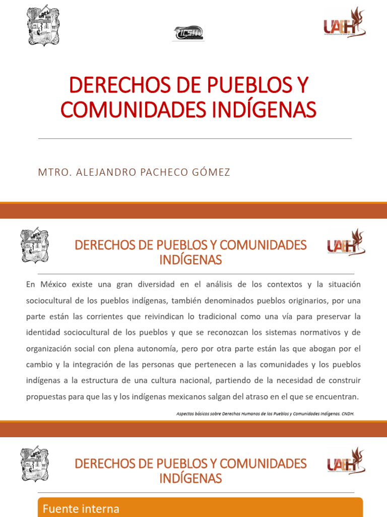 Derechos de Pueblos Indígenas en México | PDF | Autodeterminación ...