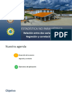 Semana 15. Sesion 29, 30 - Relación Entre Dos Variables - Regresión y Correlación