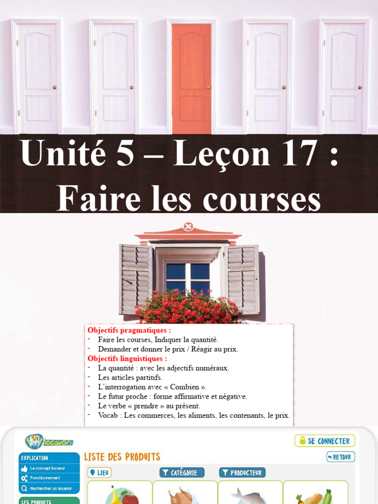 Lecon 17 Unité 5 Pdf