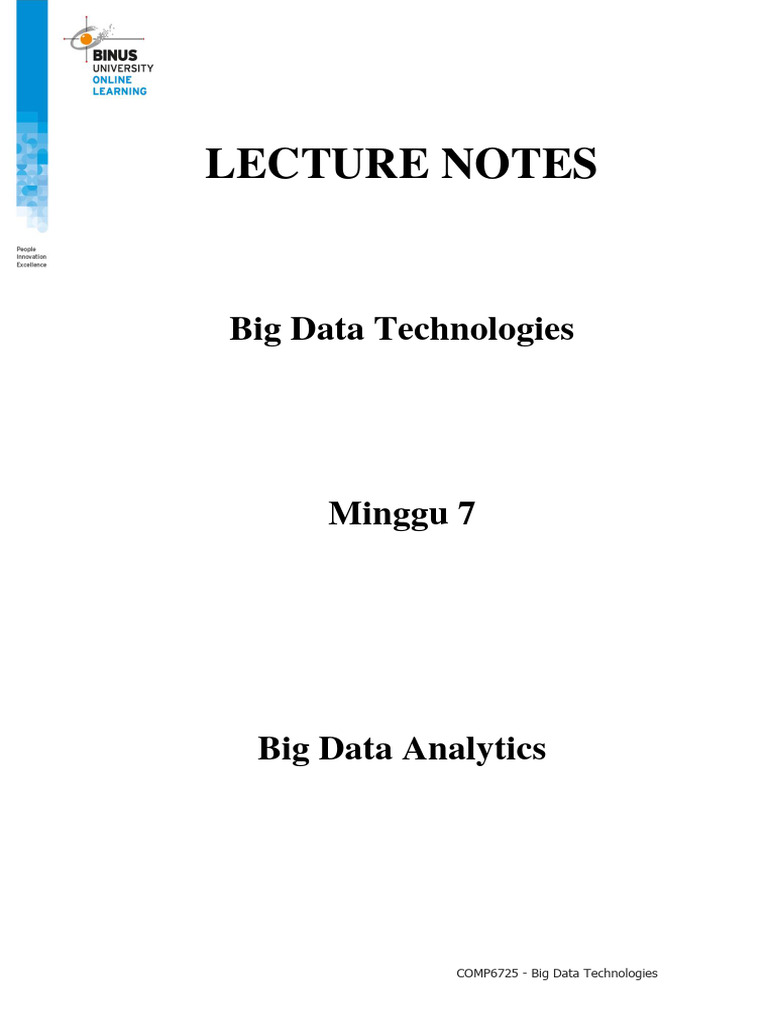 LN07-Big Data Analytics | PDF