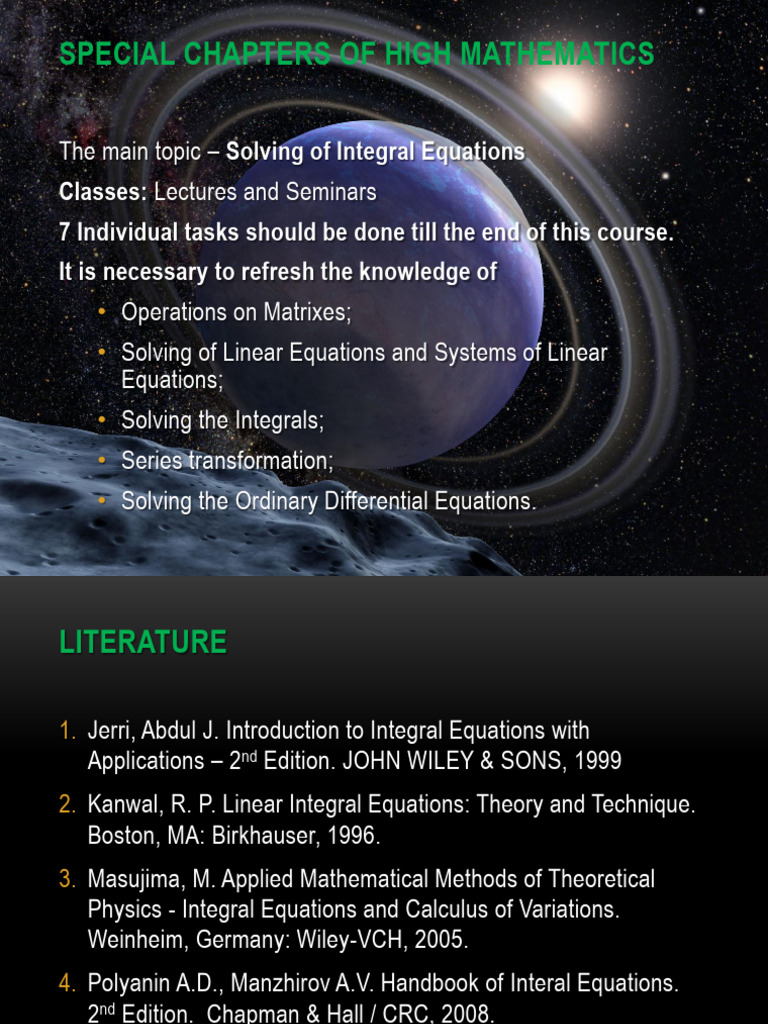 Volterra Integral Equations Ru Download Free Pdf Integral Equation