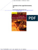 Test Bank For Essentials of The Legal Environment 3rd Edition Miller Download
