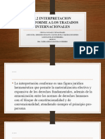 2.2 Interpretacion Conforme A Los Tratados Internacionales. 2.3 Principio Pro Persona