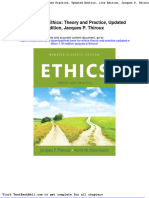 Test Bank For Ethics Theory and Practice Updated Edition 11th Edition Jacques P Thiroux Download