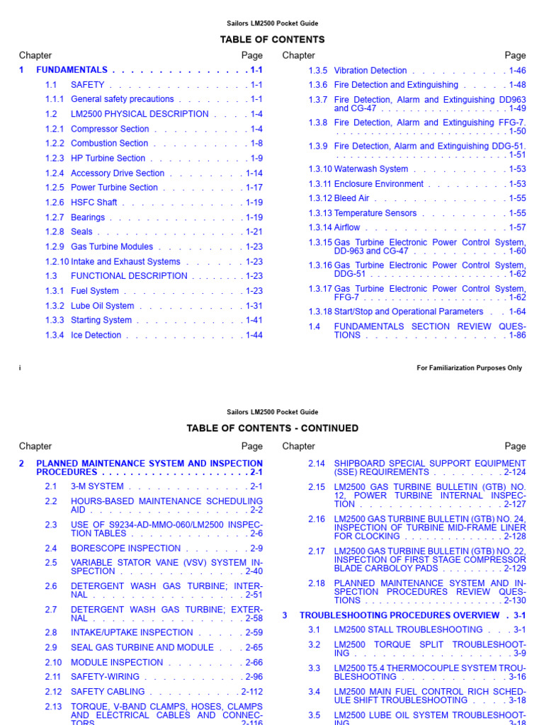 LM2500 Gas Turbine Pocket Guide | PDF | Turbine | Gas Turbine