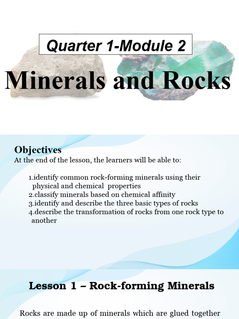 Module 2 | PDF | Clastic Rock | Rock (Geology)