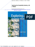 Test Bank For Exploring The Hospitality Industry 4th Edition John R Walker 2 Download