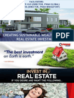 Creating Sustainable Wealth Through Real Estate Investment