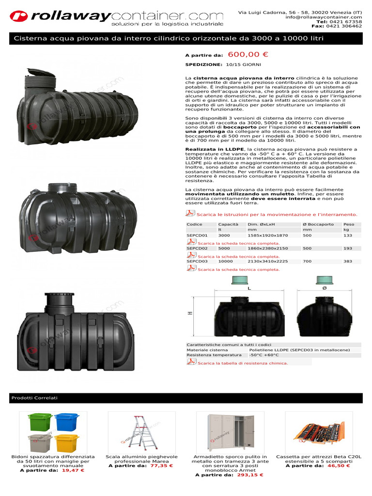 Pompa Per Cisterne Di Acqua Piovana Güde, Pompa Per Cisterna Di Acqua Piovana Gfp 5201 P21929