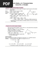 Grade-9 Maths-2 Notes Semester-1