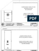 Esquema Eléctrico Cuadro Manual Digital Tpo Cm1: CCM1AB20009-R0