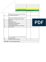 Joining Document Checklist