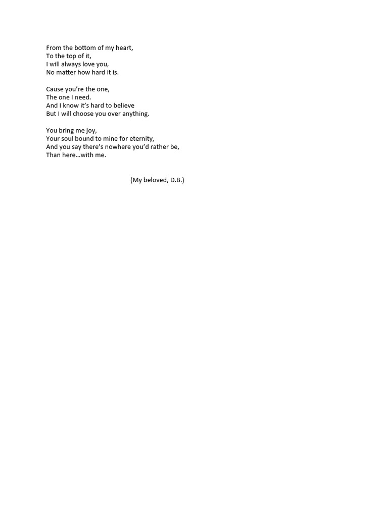 My Beloved PDF