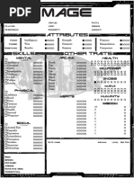 Project Moon TRPG Character Sheet | PDF