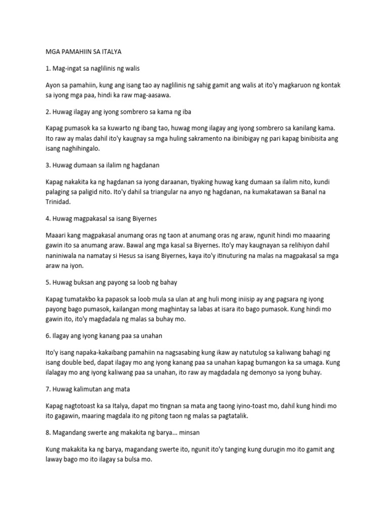 Image Result For Pamahiin Mga Pamahiin Ng Mga Pilipino The Ultimate List