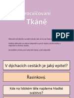 Procvicovaci Prezentace - Tkane