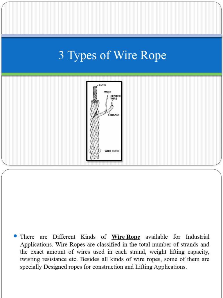 3 Types of Wire Rope.9563458.powerpoint | PDF