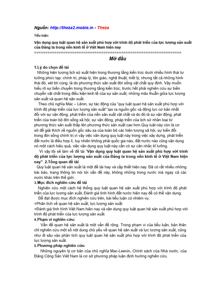 Quan he san xuat va luc luong san xuat pdf
