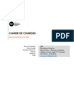 Cahier de Charge - Site Web