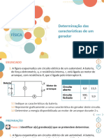 Determinação Das Características de Um Gerador