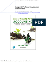 Test Bank For Horngrens Accounting Volume 2 11th Canadian Edition Nobles Download