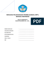 RPP Bahasa Indonesia Kelas 9 Semester 2