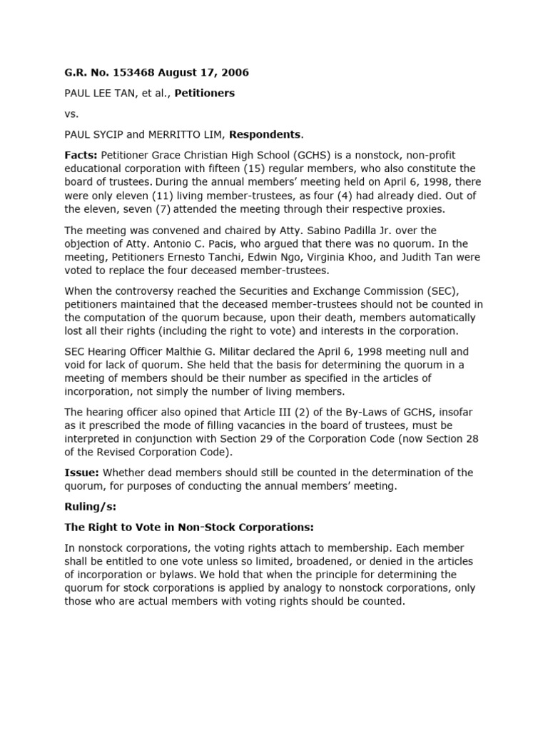 Section 28 Cases PDF