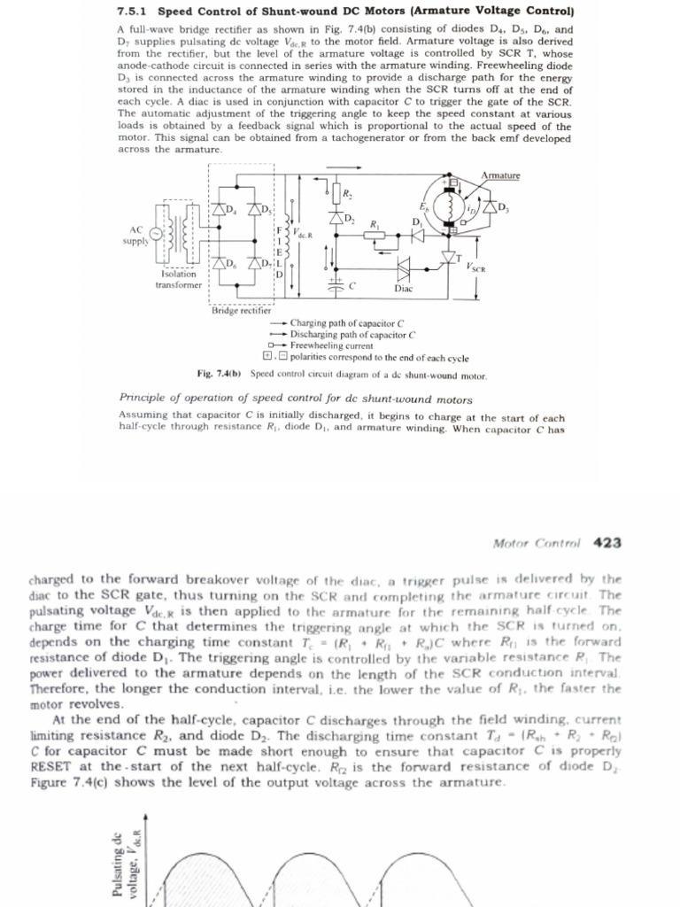 DC MOTOR SPEED CONTROL USING SCR PDF