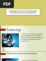 Introduction To Technology For Teaching and Learning