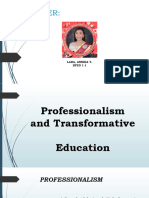 The Teaching Profession (Reporting)