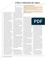 Golpes de Estado em África e Militarização Dos Regimes