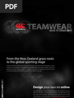 Canterbury 2011 Rugby (Made To Order)