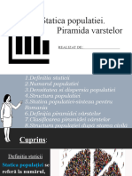 Statica Populatiei - Piramida Varstelor