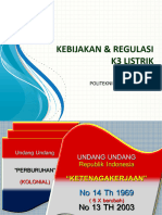 3. Kebijakan & Regulasi K3