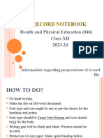 Phy - Edu - Record File Class Xii 2023