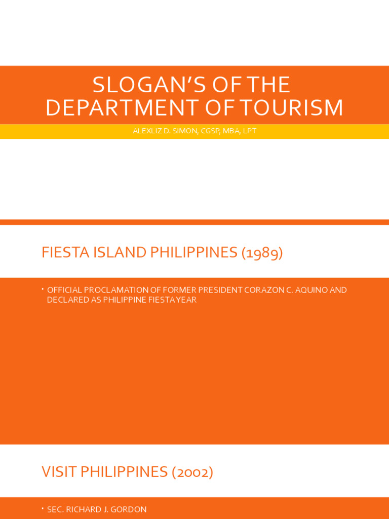 Slogans of The Philippines | PDF